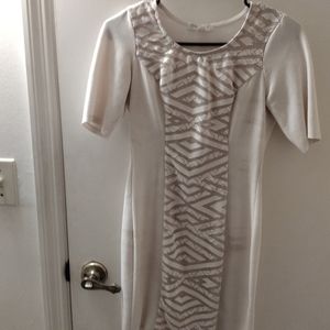 White midi dress